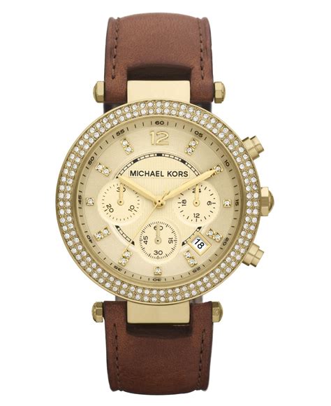 michael kors leather strap women& 39